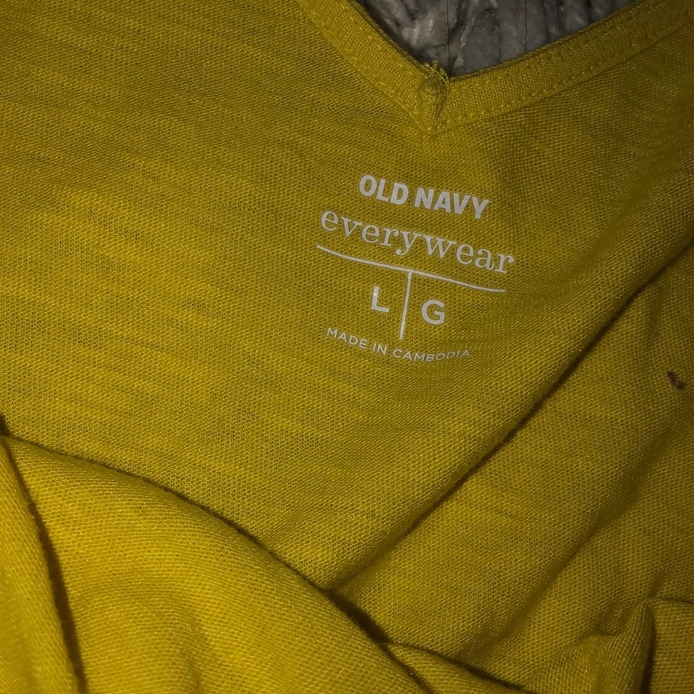 yellow , mustard tank top from old nasty